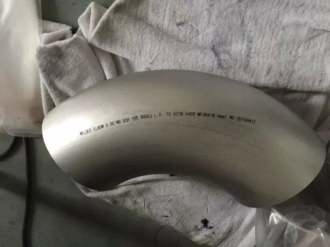 נירוסטה ASTM A 403  WP 304 / WP 304 L / WP 316 / WP 316 L BW מרפק