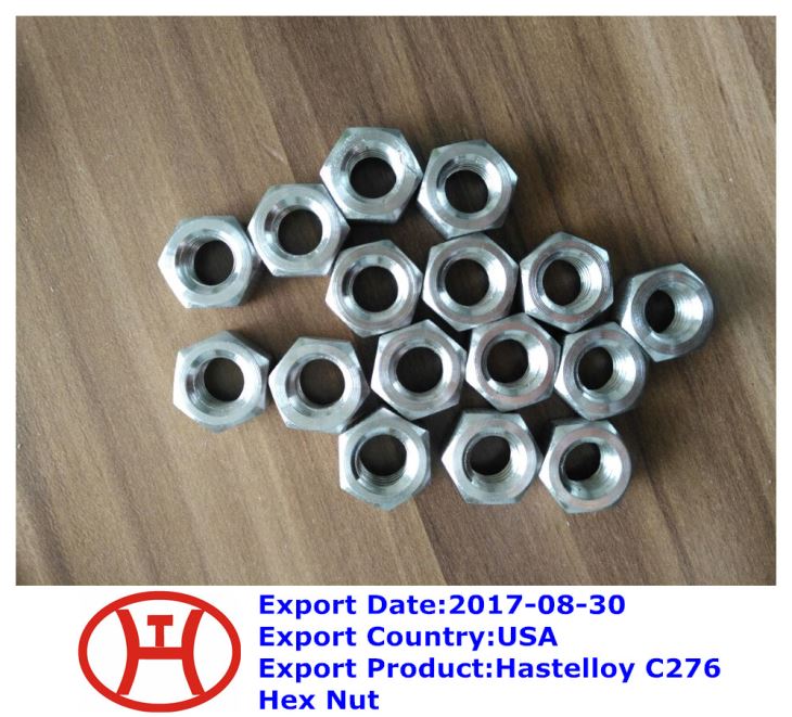 Hastelloy C 276  Hex Nut