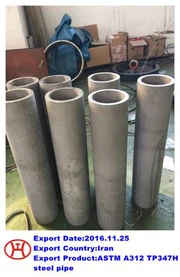 ASTM A312 TP347H צינור פלדה