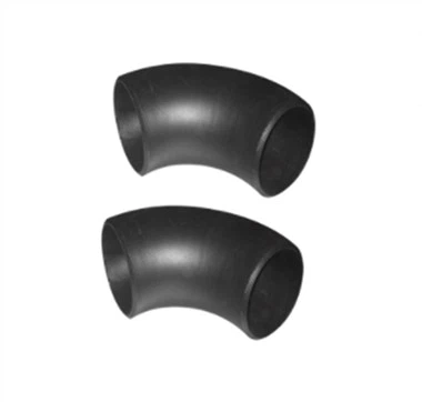 1-1/2 אינץ' 45 90 180 מעלות LR מרפק עם צביעה שחורה